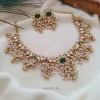 Beautiful rice bead guttapusalu necklace
