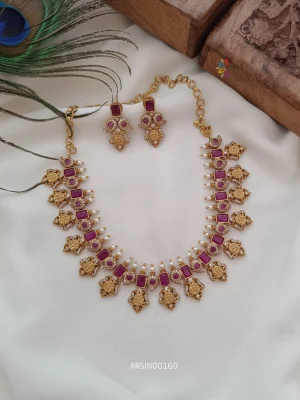Traditional ram parivar necklace