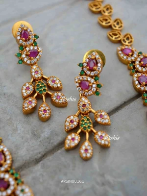 Trendy Diamond alike Necklace
