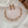 Beautiful heart shape AD necklace