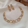 Beautiful heart shape AD necklace