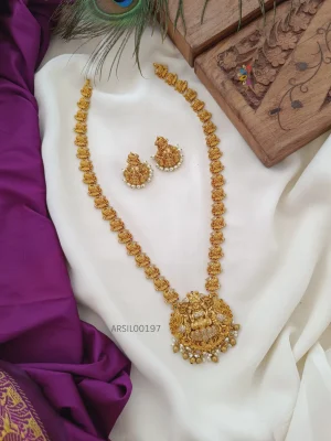 Beautiful matt peacock lakshmi bridal haram