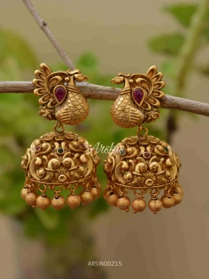 Unique Designer Peacock Bridal Necklace