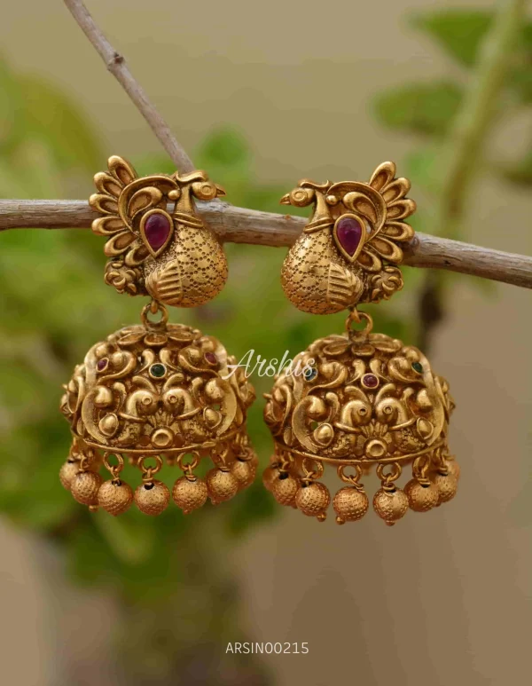 Unique Designer Peacock Bridal Necklace