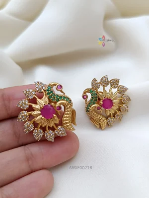 Everlasting Peacock Ear Studs