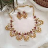 Latest Design Matte Chandbali Necklace