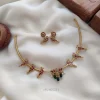 Lotus Pendant Hasli Tube Necklace