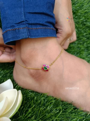 Elegant Jadu Kemp Anklets