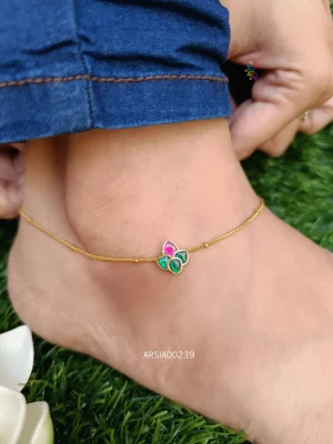 Simple Jadu Kemp Anklets