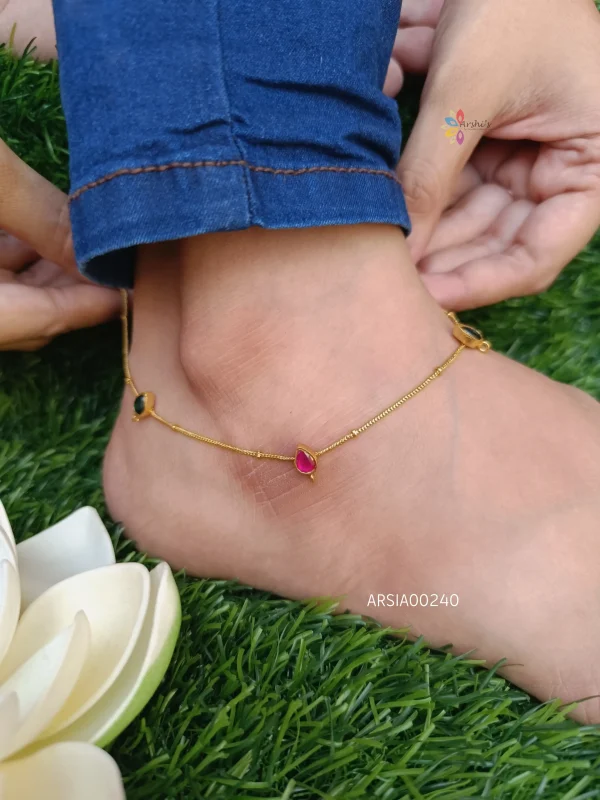 Daily Wear Jadu Kemp Anklets