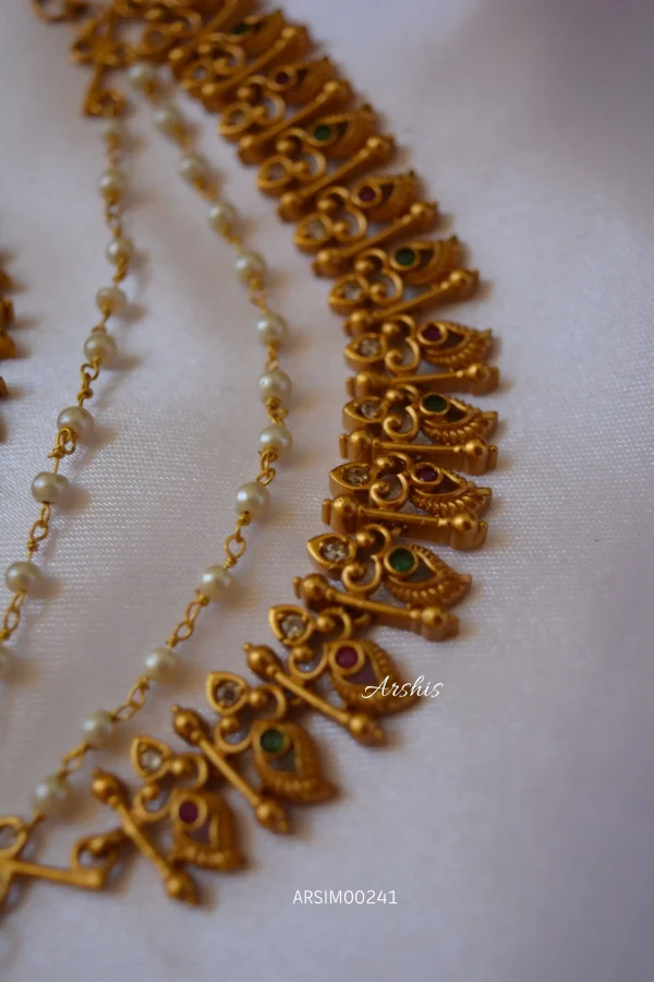 Mango Design White Pearl Mattal