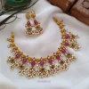 Ruby Stone Guttapusalu Necklace