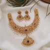 Grand AD Matte White Pearl Necklace