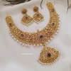 Grand AD Matte White Pearl Necklace