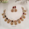 Elegant AD Navarathna Stone Necklace
