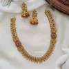 Matte Grand Peacock Necklace