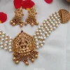 White Pearl Lakshmi Matte Choker
