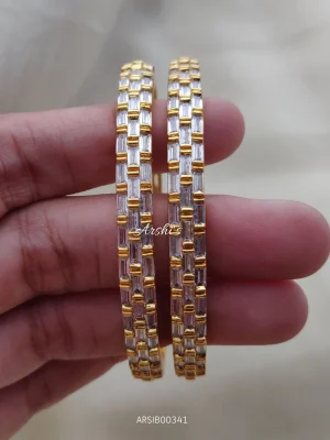 Elegant Crystal AD Stone Bangles