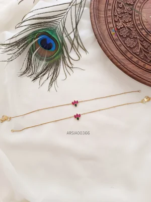 Beautiful lotus kemp anklet