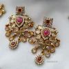 Elegant Kemp And White Stone Necklace