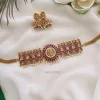 Temple Kemp Stone with Pearl Choker