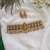 Green and White Stone Temple Choker