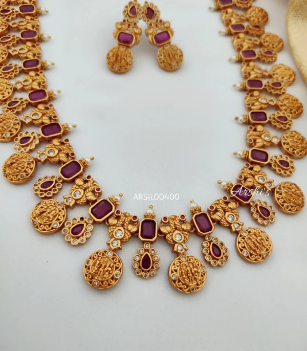 Traditional Full Ruby Ramparivar Haram