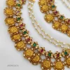 Grand Traditional AD Stone Lakshmi Mattals