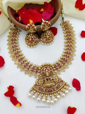 Full Ruby Antique Temple Necklace