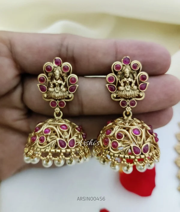 Full Ruby Antique Temple Necklace