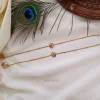 Flower Design Anklets