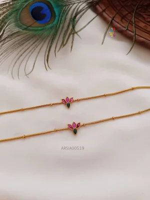 Lotus Design Jadua Anklets