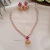 Imitation Flower Design Necklace