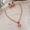 Imitation Flower Design Necklace