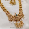 Peacock Design AD Stone Necklace