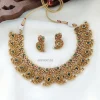 Antique Mango Kemp And Green Necklace