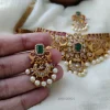 AD Stone Peacock Design Choker