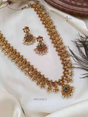 Charming Guttapusalu Long Necklace