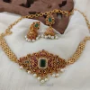 Beautiful Real Kemp And Green AD Choker