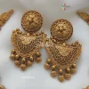 Beautiful Golden Flower Design Necklace