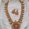Bridal Peacock with Lakshmi Long Haram