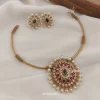 Kemp Round Pendant Hasli Necklace