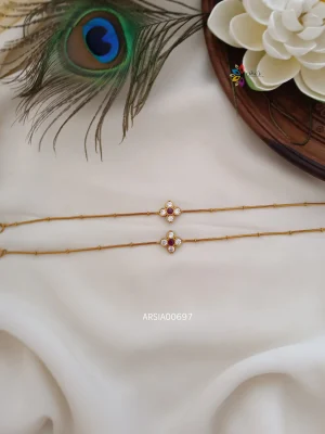Desirable AD Stone Anklets