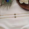 Elegant Flower Design Jadua Kemp Anklets