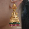 Long Dual Peacock Jhumkas