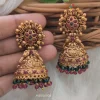 Classic Beads Peacock Jhumka