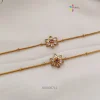 Flower Design Jadua AD Anklets