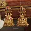 Gold Alike Kemp Stone Jhumka