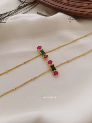 Traditional Simple Jadhu Anklets