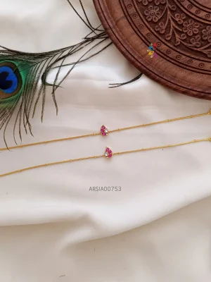 Mango Design Kemp Stone Anklets